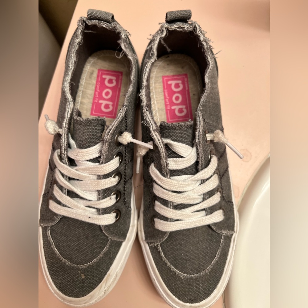 POP loafers gray size 6.5